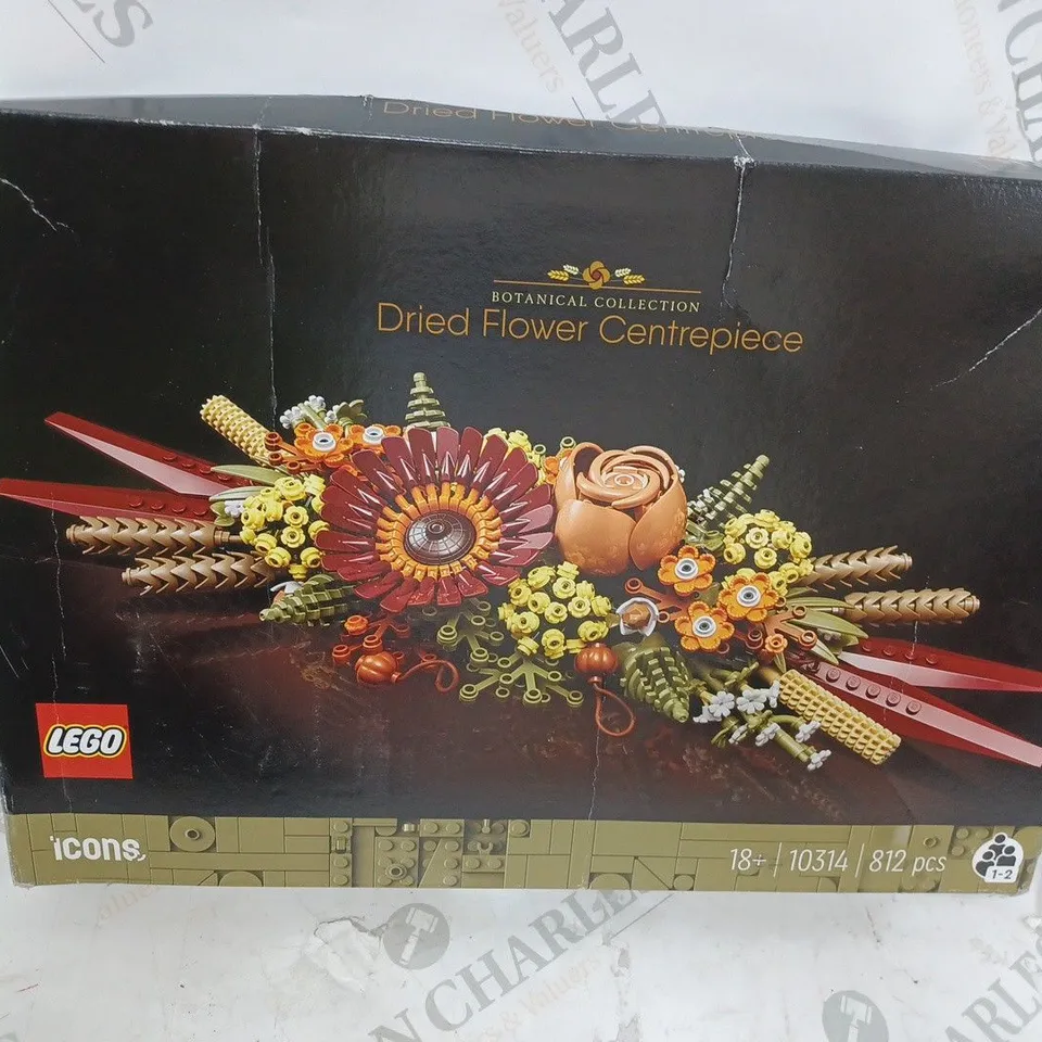 BOXED LEGO DRIED FLOWER CENTERPIECE (10314) RRP £44.99