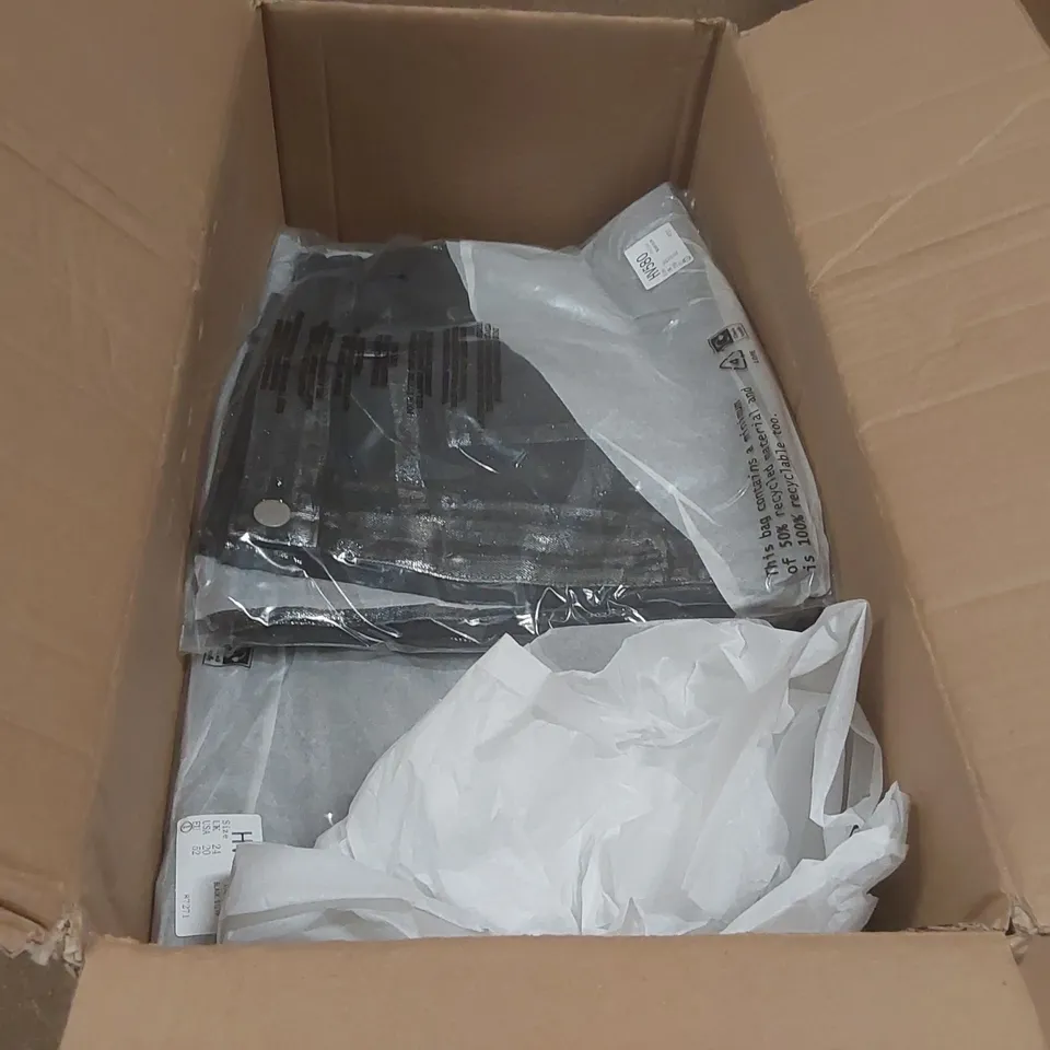 BOX CONTAINING APPROXIMATELY 10x BRAND NEW JD WILLIAMS METALIC SKIRTS - SIZE 24