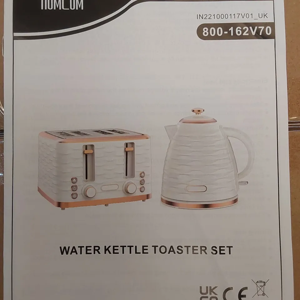 BOXED KETTLE AND TOASTER SET (1 BOX)