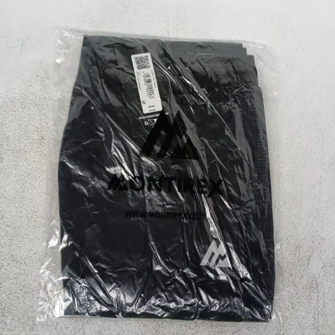 BAGGED MONTIREX ARGENT PANTS IN BLACK SIZE LARGE