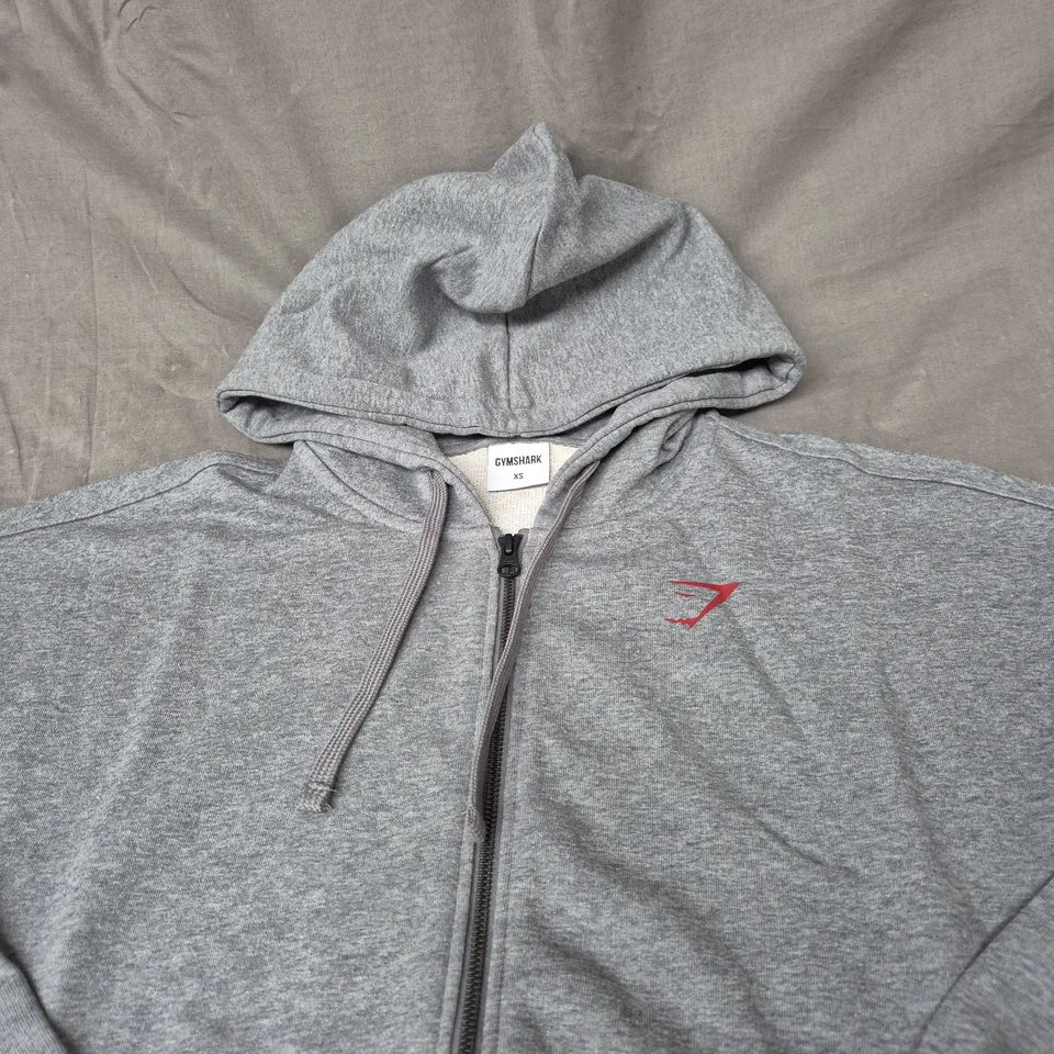 GYMSHARK POWER ZIP UP HOODIE - SIZE XS