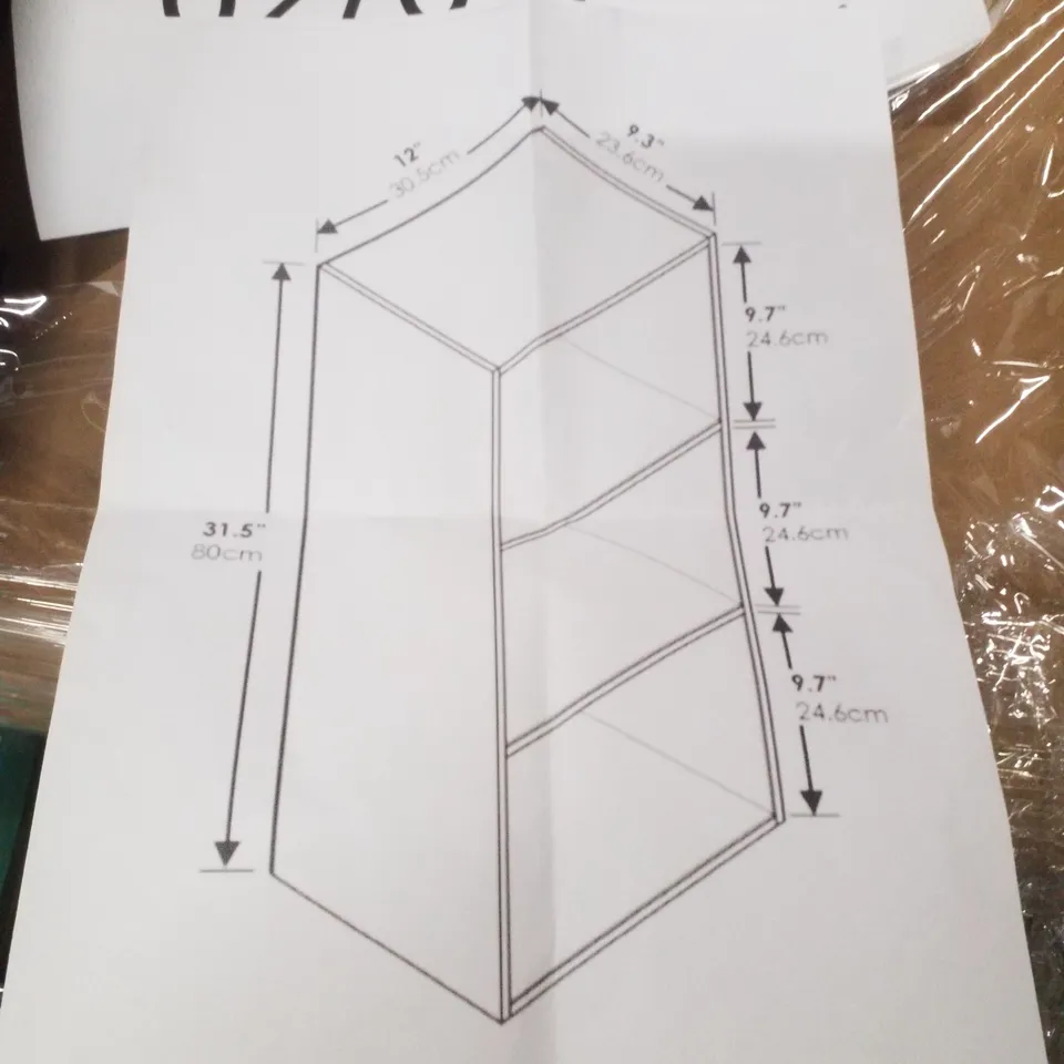 PALLET CONTAINING FLATPACK BOOKCASES