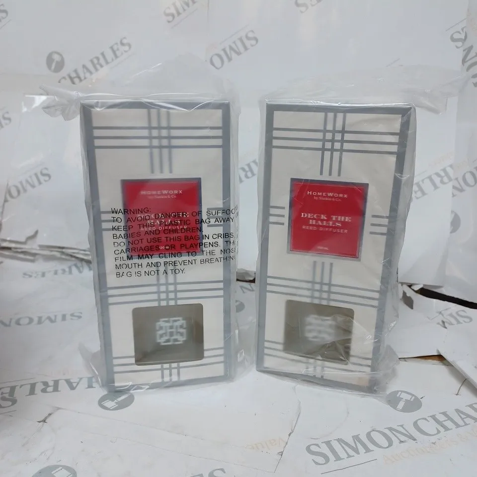 TWO HOMEWORK DECK THE HALLS REED DIFFUSER