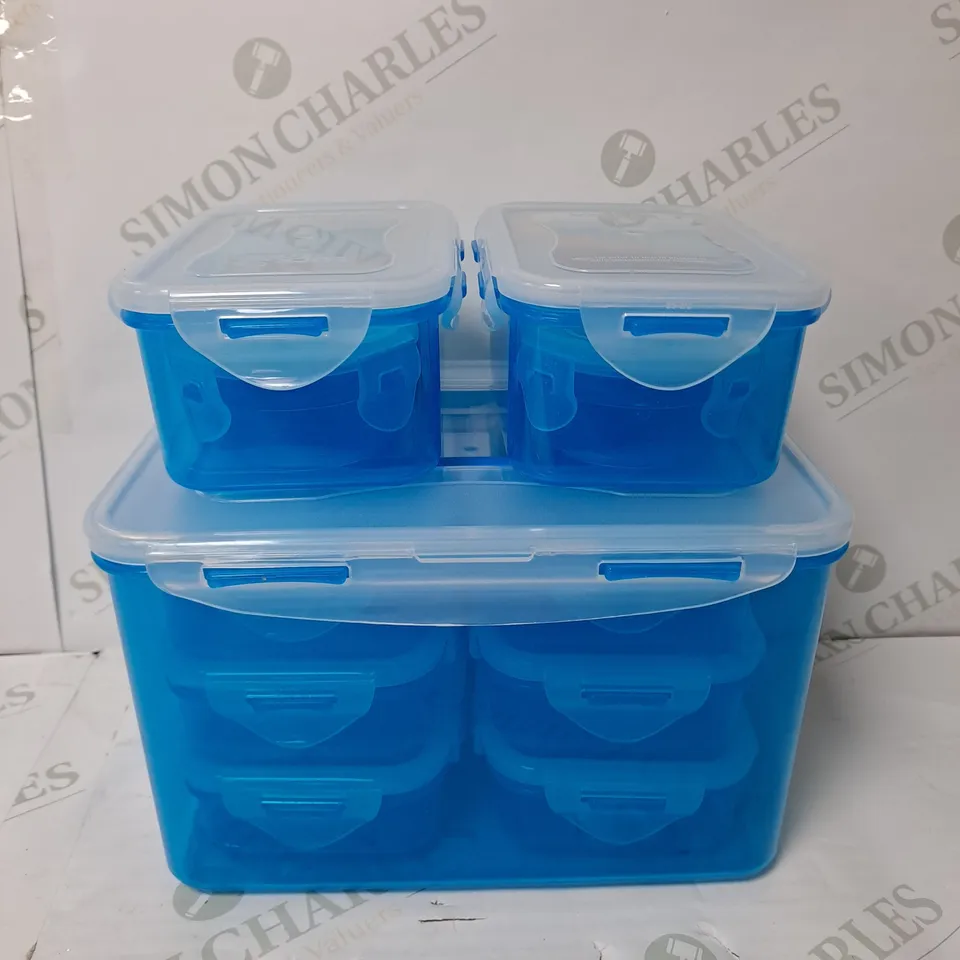 LOCK AND LOCK FOOD STORAGE BOX SET BLUE