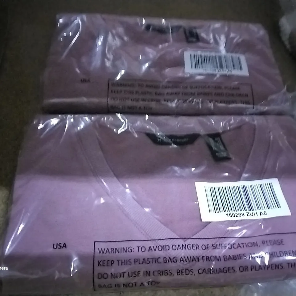 BOX OF APPROXIMATELY 20 ASSORTED BRAND NEW CLOTHING ITEMS TO INCLUDE A NINA LEONARD BEIGE COTTON CARDIGAN AND A RUTH LANGSFORD BLACK CARDIGAN