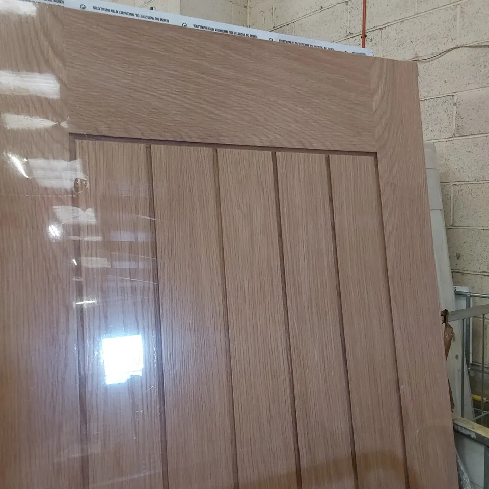 OAK VENEER PRE FINISHED COTTAGE STYLE INTERNAL DOOR 1981 × 726mm
