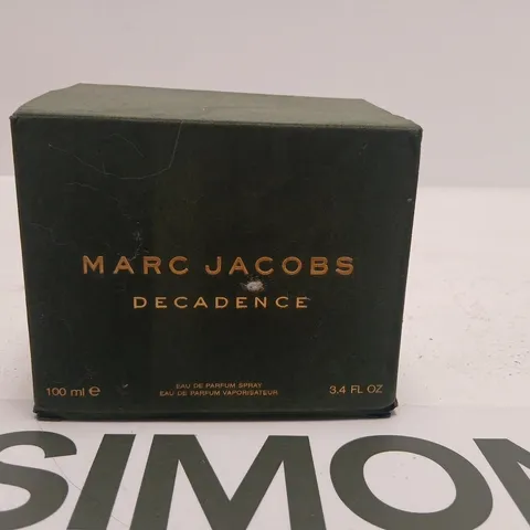 BOXED MARC JACOBS DECADENCE EAU DE PARFUM 100ML