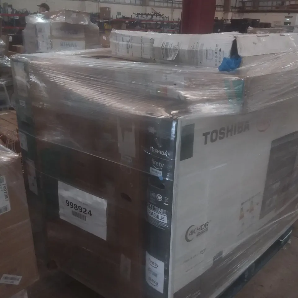 PALLET OF APPROXIMATELY 8 ASSORTED TELEVISIONS INCLUDING