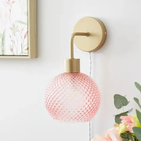BOXED ELODIE PLUG IN WALL LIGHT