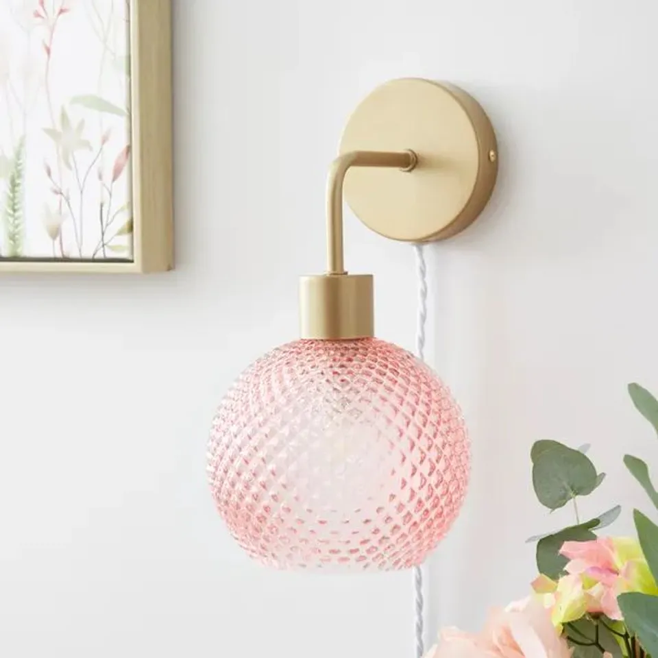 BOXED ELODIE PLUG IN WALL LIGHT