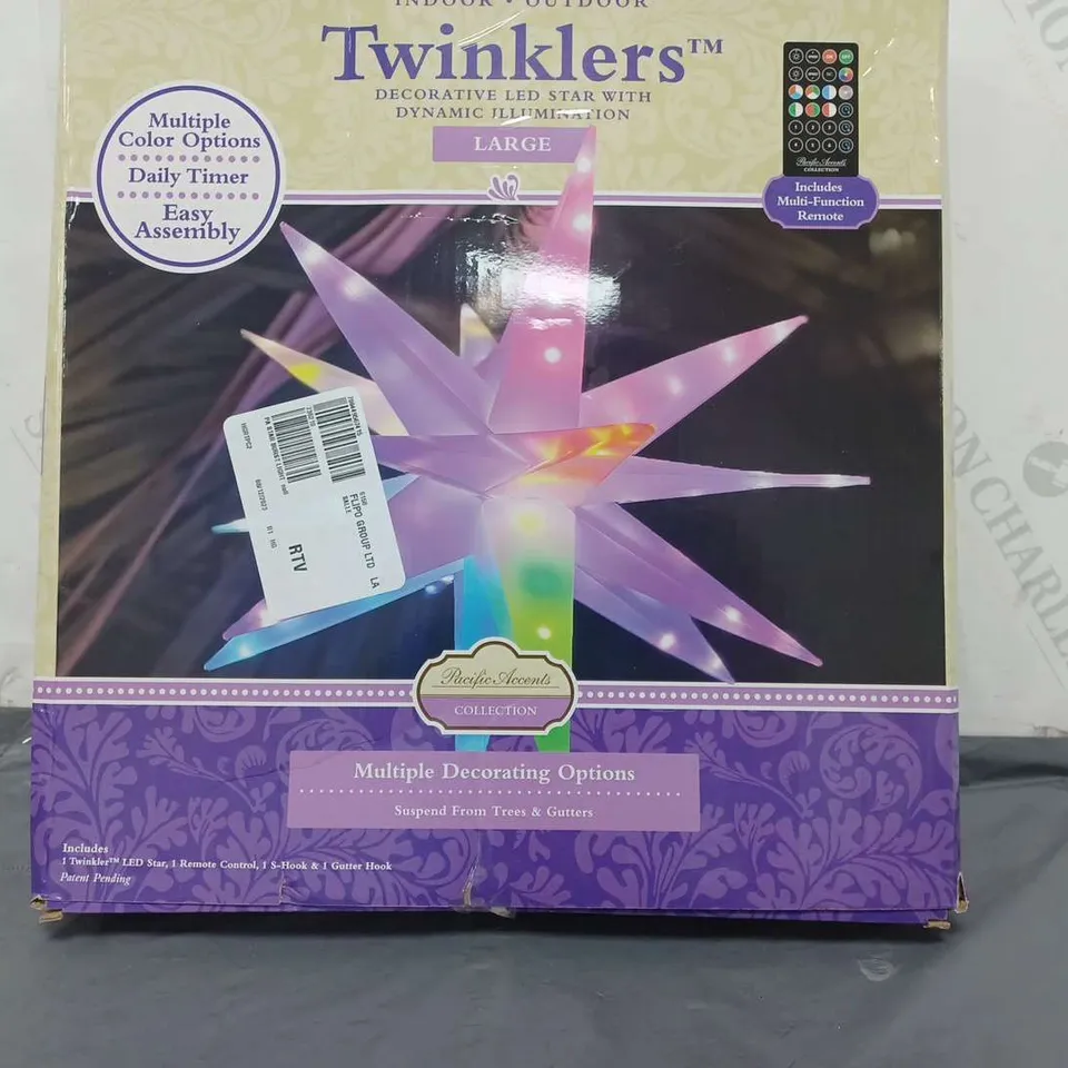 BOXED PACIFIC ACCENTS STAR BURST LIGHT