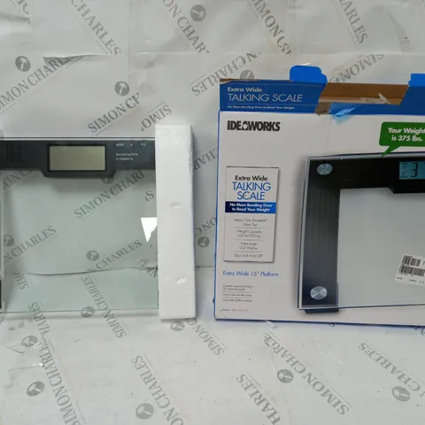 EXTRA WIDE TALKING SCALE GREY