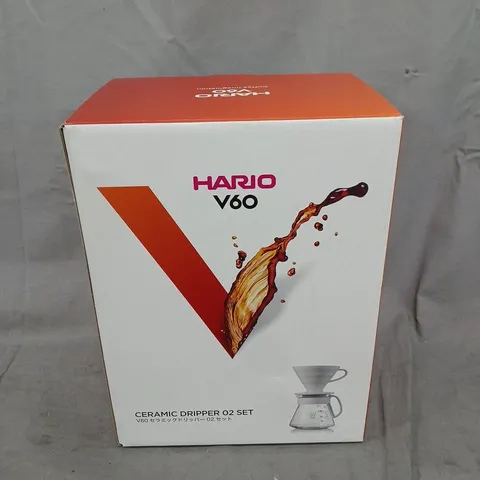 HARIO V60 CERAMIC DRIPPER 02 SET – BOXED