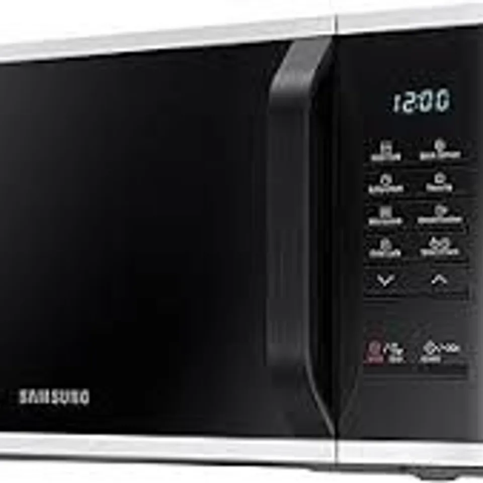 BOXED SAMSUNG MS23K3513AW/EU SOLO 23-LITRE MICROWAVE OVEN - WHITE - COLLECTION ONLY RRP £139