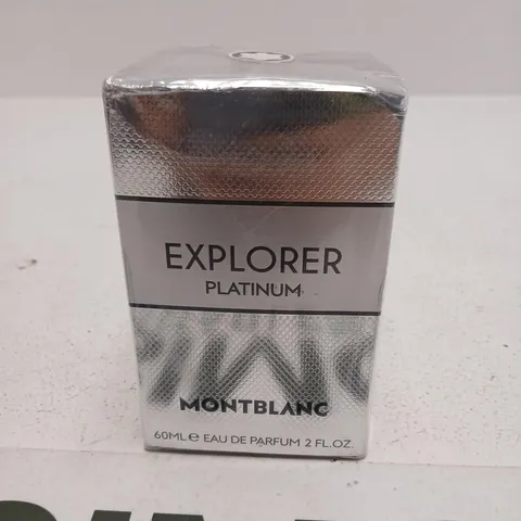 BOXED AND SELAED EXPLORER PLATINUM MONTBLANC EAU DE PARFUM 60ML