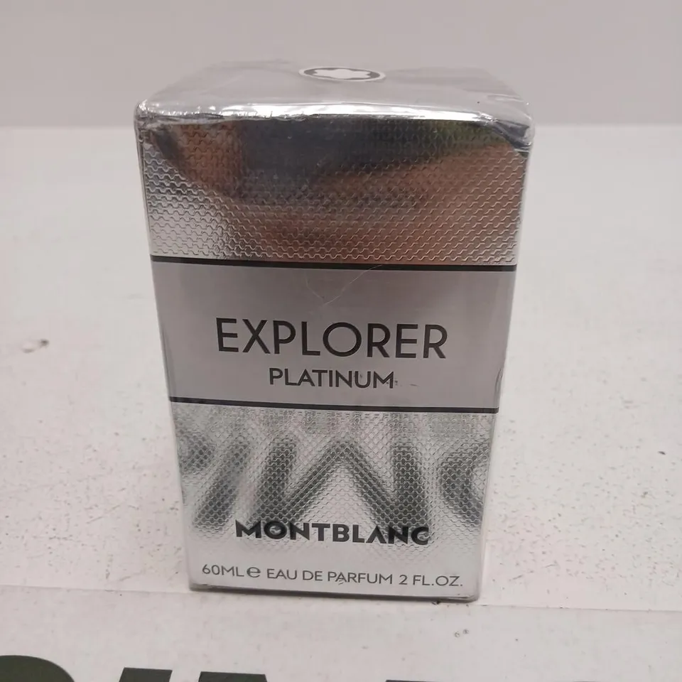 BOXED AND SELAED EXPLORER PLATINUM MONTBLANC EAU DE PARFUM 60ML