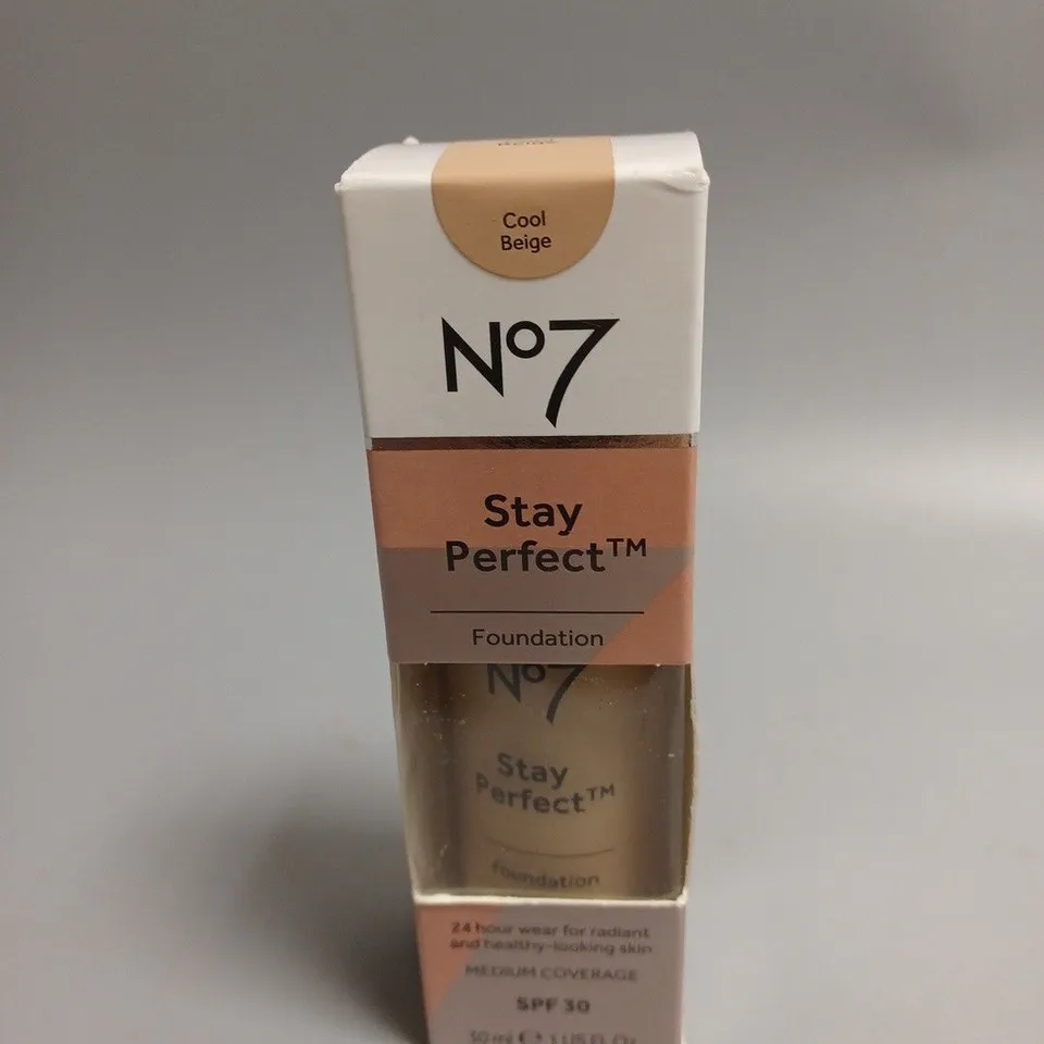 NO 7 STAY PERFECT FOUNDATION COOL BEIGE 30ML