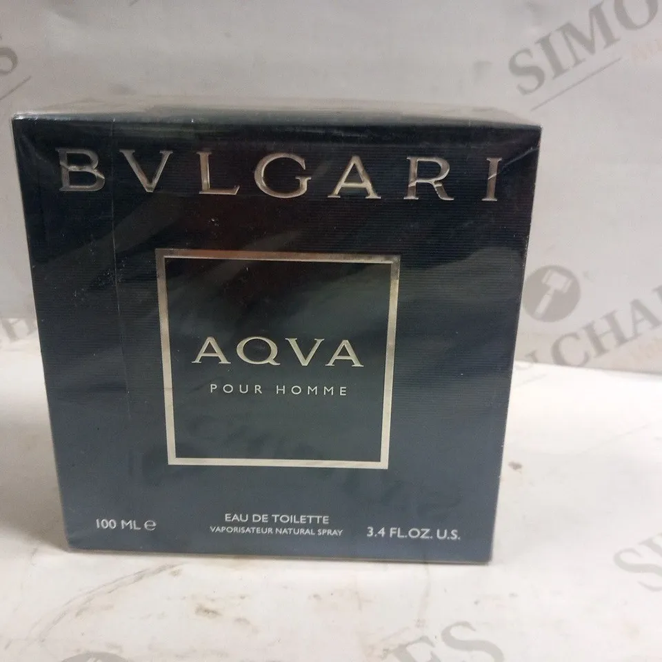 BOXED AND SEALED BVLGARI AQVA POUR HOMME EAU DE TOILETTE 100ML