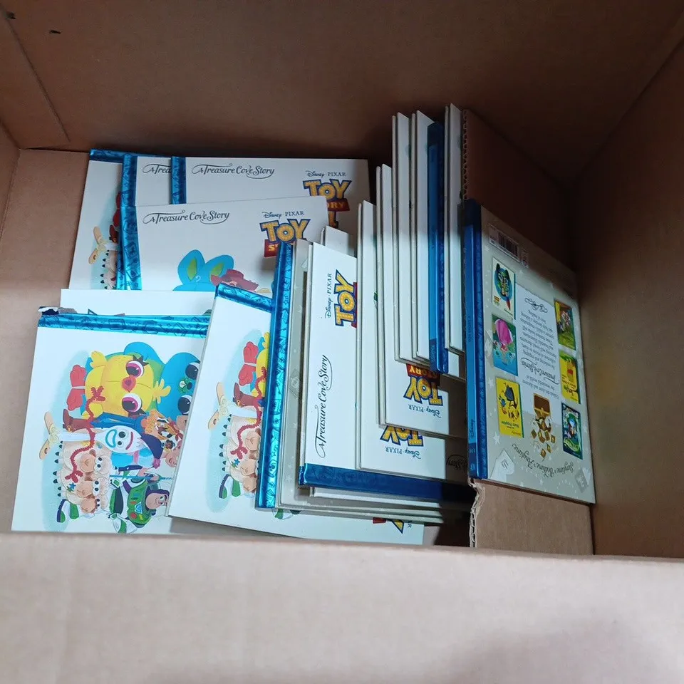 BOX TO CONTAIN APPROX. 20 X DISNEY TOY STORY 4 "A TREASURE COVE STORY" CHILDRENS BOOKS 