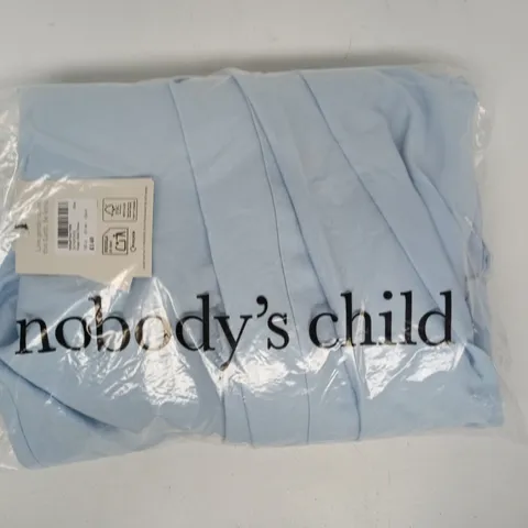 BAGGED NOBODY'S CHILD REIGN MIDI DRESS IN BLUE SIZE UK 12