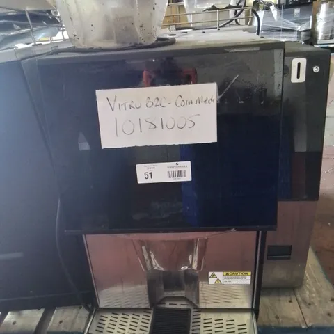COFFETEK VITRO BEAN TO CUP & HOT DRINK DISPENCER WITH COIN MECHANISM