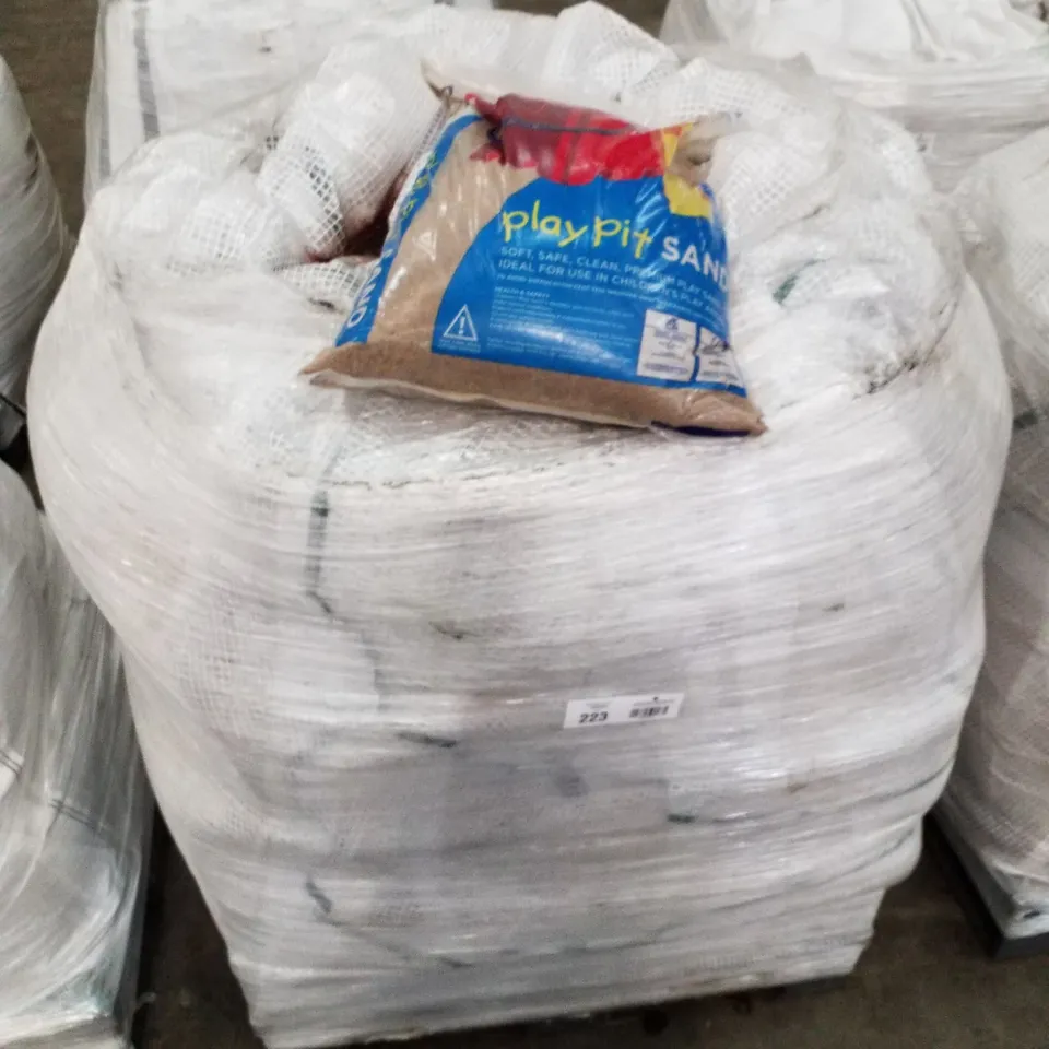 PALLET CONTAINING APPROXIMATELY 35 BAGS OF PLAY SAND