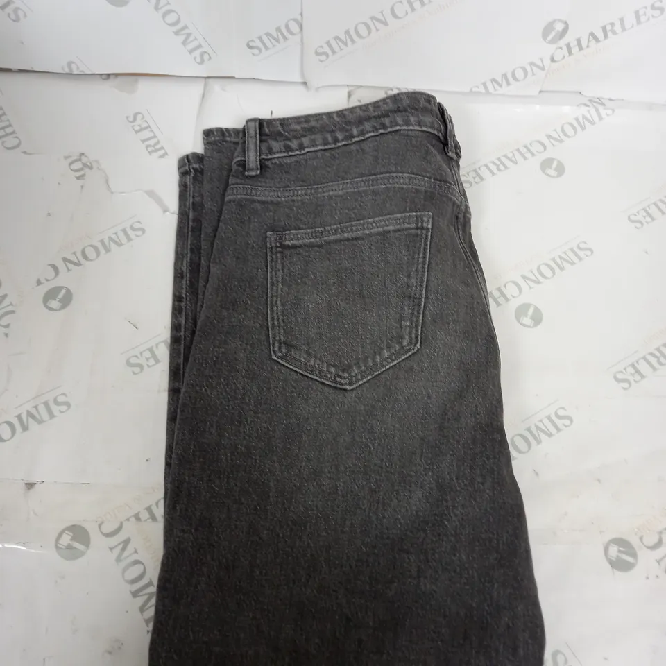 WOMENS STRAIGHT MID RISE DENIM JEANS SIZE 14S