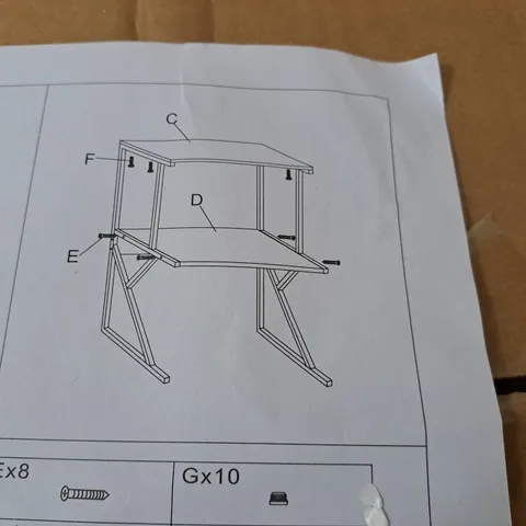 TWO TIER DESK UNIT