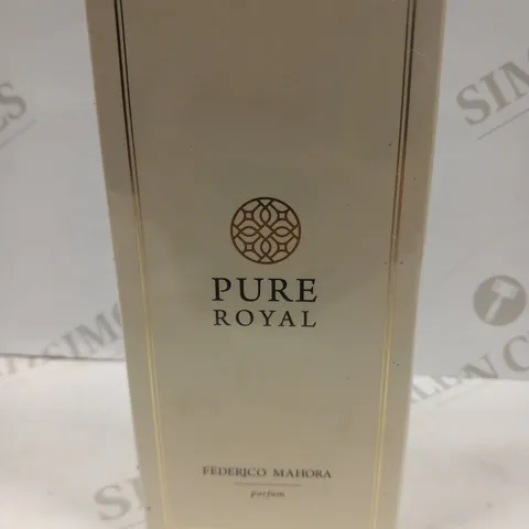 BOXED AND SEALED FEDERICO MAHORA PURE ROYAL PARFUM 50ML