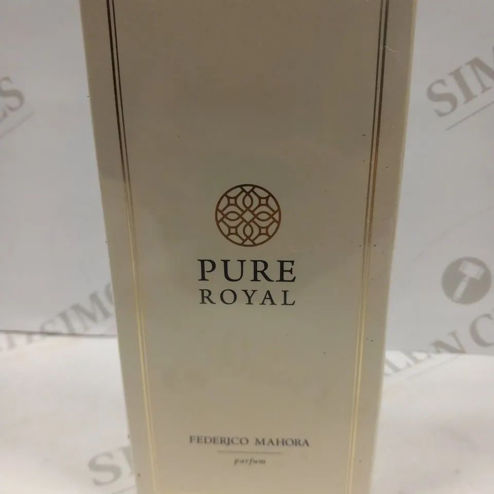 BOXED AND SEALED FEDERICO MAHORA PURE ROYAL PARFUM 50ML