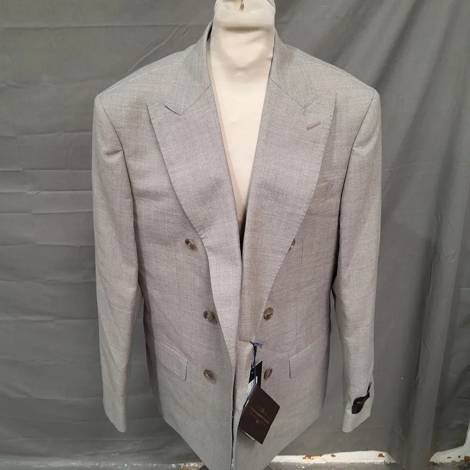 HAWES & CURTIS 1913 SEMI PLAIN DB SUIT JACKET - SIZE 40