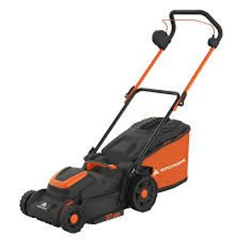 BOXED YARD FORCE 40V 4.0AH (2X20V) CORDLESS LAWNMOWER WITH 37CM CUTTING WIDTH 40L GRASS BAG, MULCHING PLUG AND REAR ROLLER - LM C37B
