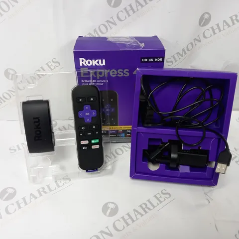 BOXED ROKU EXPRESS 4K STREAMING STICK