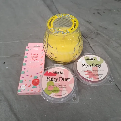 APPROXIMATELY 15 ASSORTED SCENTED CANDLES AND WAX MELTS