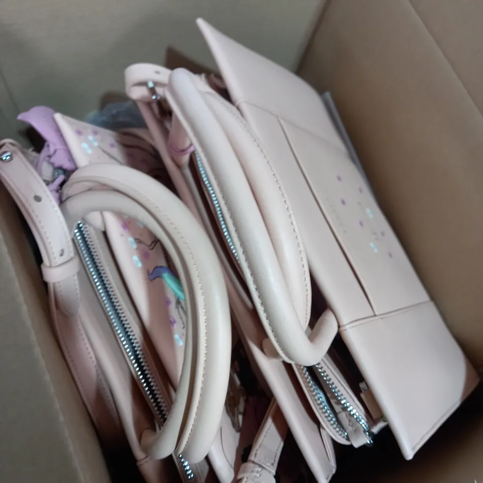 BOX OF 2 RADLEY LONDON HAND BAGS IN PINK 