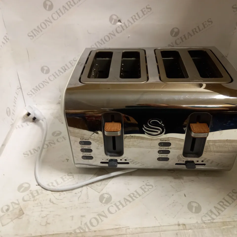 SWAN ST14620WHTN 4 SLICE NORDIC TOASTER