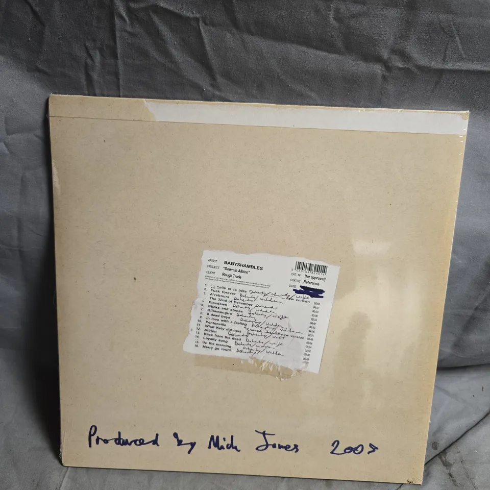 BABYSHAMBLES - DOWN IN ALBION LP - SEALED 