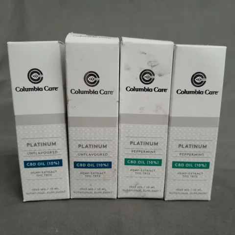 LOT OF APPROXIMATELY 100 COLUMBIA CARE 10ML CBD OILS