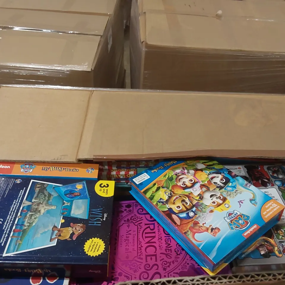 PALLET CONTAINING A LARGE QUANTITY OF ASSORTED CHILDREN'S BOOKS AND RELATED ITEMS 