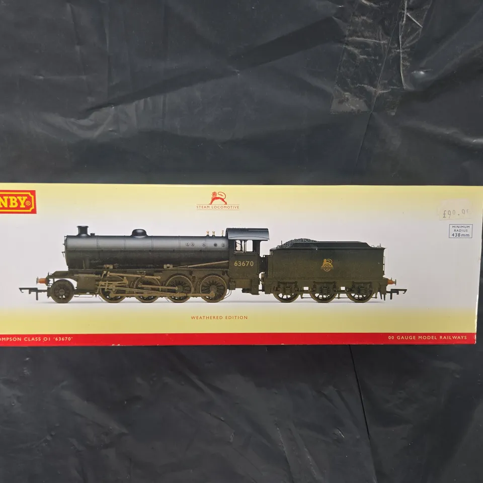 HORNBY R3089 - BR 2-8-0 THOMPSON CLASS OI 63670 - WEATHERED EDITION
