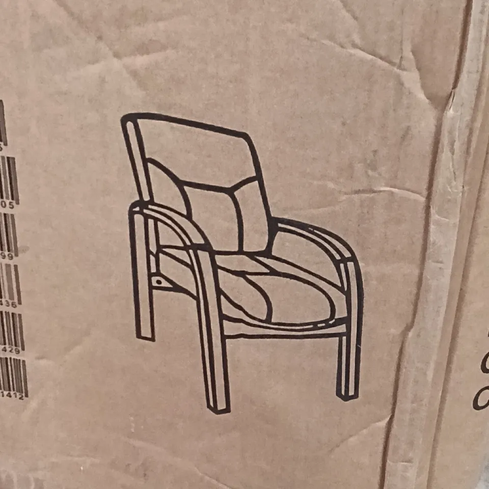 BOXED TEKNIK OFFICE VISITORS CHAIR - BLACK/WOOD (1 BOX)