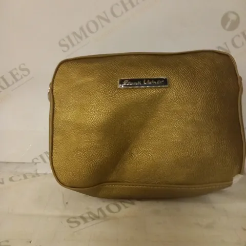 OUTLET FRANK USHER FAUX LEATHER CROSS BODY BAG IN METALLIC GOLD