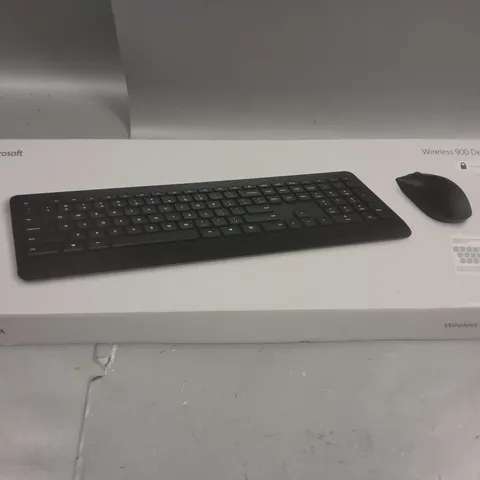 BOXED MICROSOFT WIRELESS 900 DESKTOP MOUSE & KEYBOARD