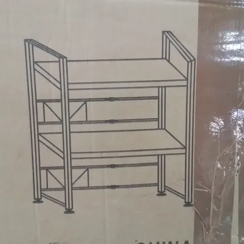 BOXED STORAGE SHELVING UNIT