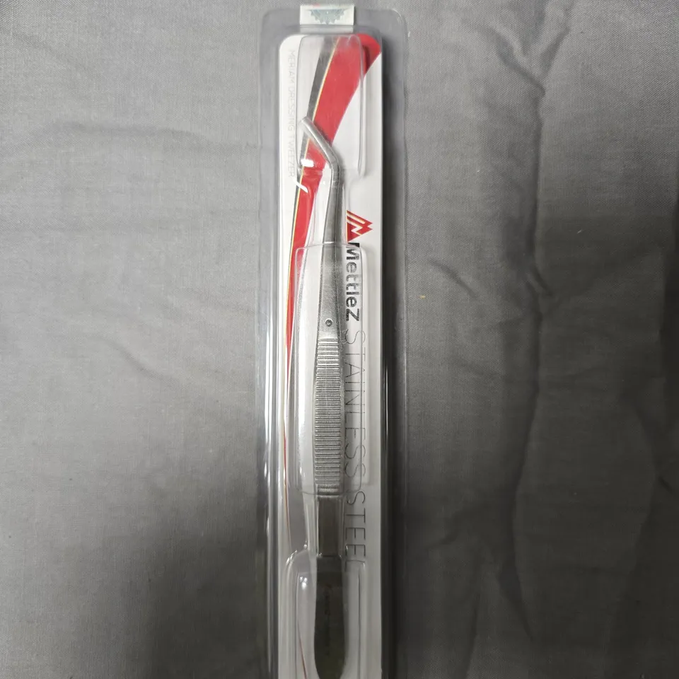 METTLEZ DRESSING TWEEZER, STAINLESS STEEL -  APPROXIMATELY 10 PCS 