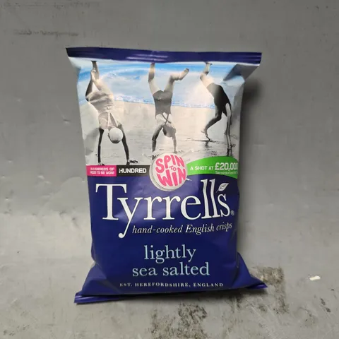 TOTE OF APPROXIMATELY 14 TYRRELSS LIGHTLY SEA SALTED CRISPS