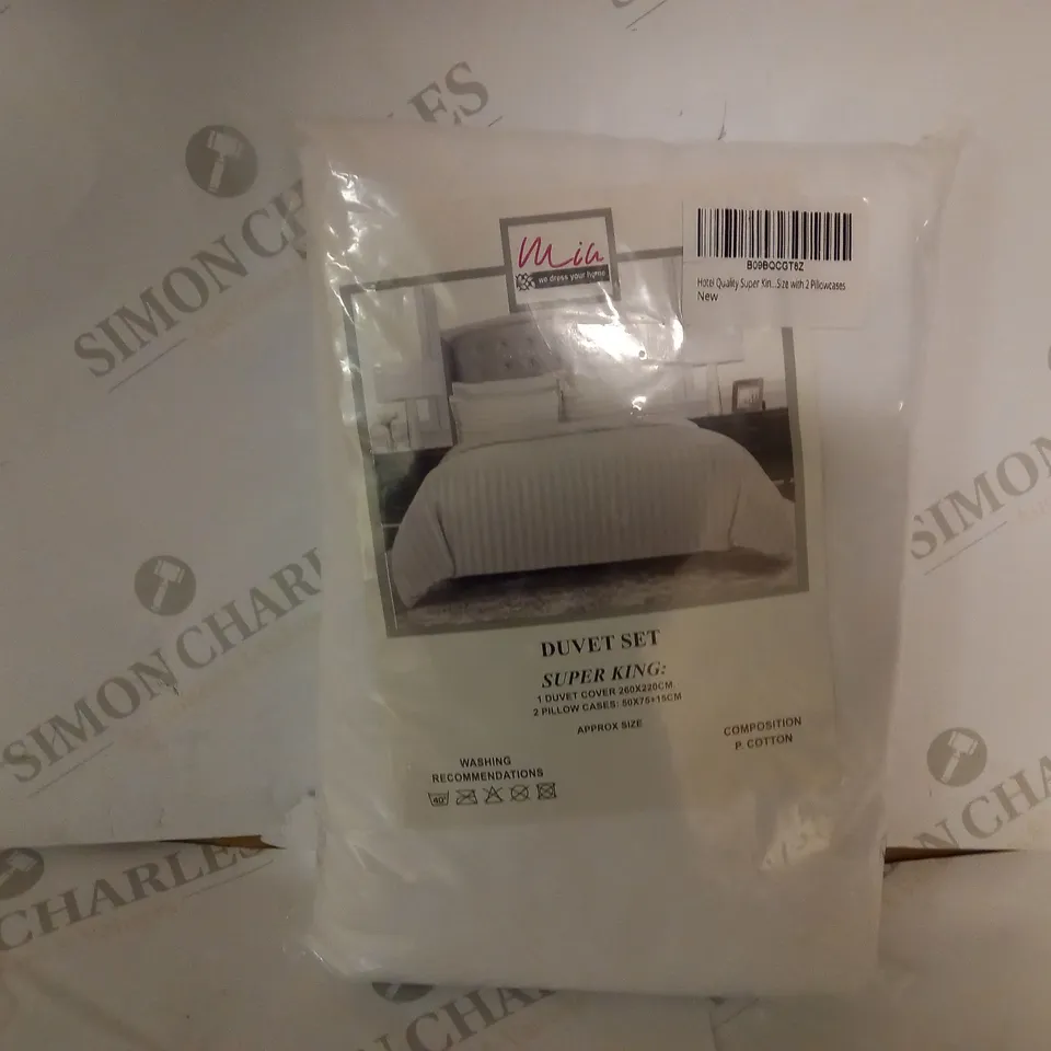 MIH HOTEL QUALITY DUVET SET (SUPER KING)