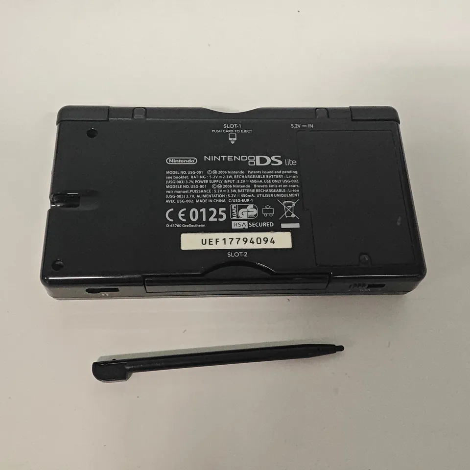 UNBOXED NINTENDO SWITCH LITE IN BLACK - USG-001