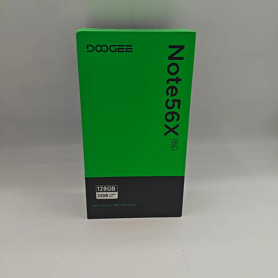 BOXED DOOGEE NOTE 56X PRO 4+28GB RAM 128GB ROM IN MIDNIGHT BLACK