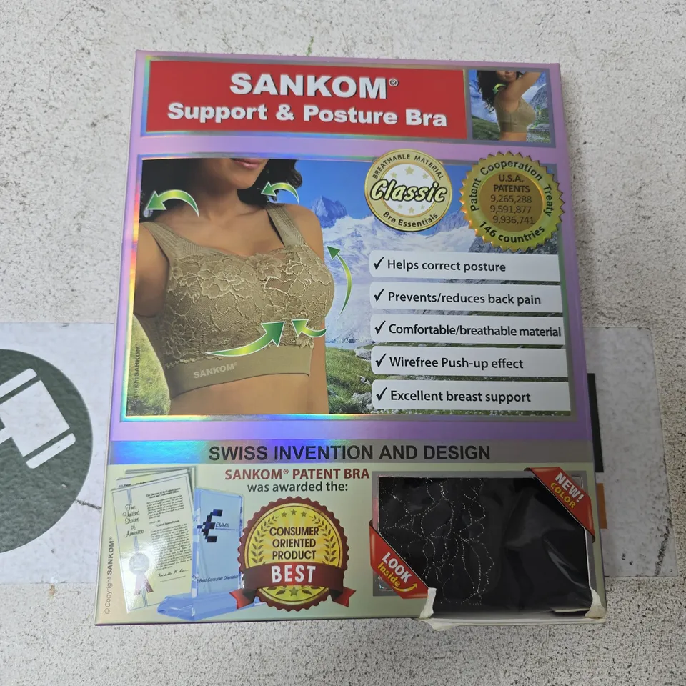 SANKOM SUPPORT & POSTURE BRA – WOMEN'S BRA (BOXED) SIZE M-L
